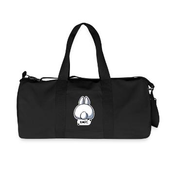 Non - Sac de sport en toile recyclée Stanley/Stella - noir - Devant
