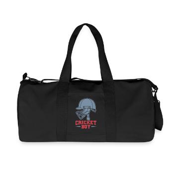 Cricket Boys - Recycled Canvas Sports Bag by Stanley/Stella - black - Front