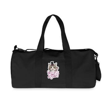 Cat - You've got to be kitten me! - Recycled Canvas Sports Bag by Stanley/Stella - black - Front