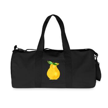 FRUIT RIPE PEAR - Recycled Canvas Sports Bag by Stanley/Stella - black - Front