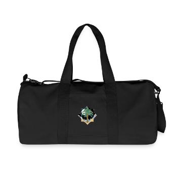 Palme - Recycelte Canvas-Sporttasche von Stanley/Stella - Schwarz - Vorne