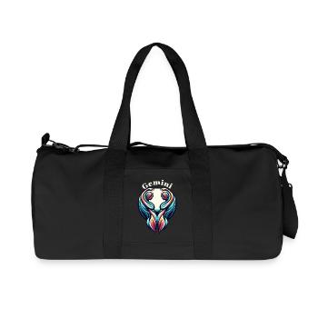 Tweeling Gemini - Recycled Canvas Sports Bag by Stanley/Stella - black - Front