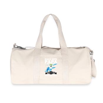 All the best dad wishes your best swimmer - Recycled Canvas Sports Bag by Stanley/Stella - natural - Front