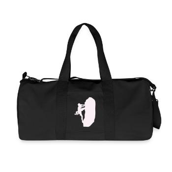 klettern_bergsteigen_silhouette- - Recycled Canvas Sports Bag by Stanley/Stella - black - Front