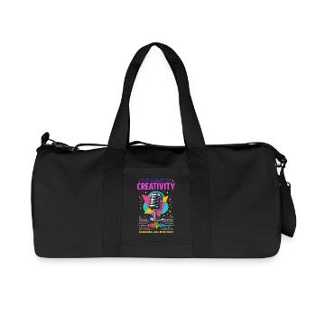 Le pouvoir de la créativité - Sac de sport en toile recyclée Stanley/Stella - noir - Devant