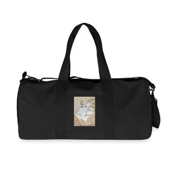 Rêve littéraire : Face avec des papillons - Sac de sport en toile recyclée Stanley/Stella - noir - Devant
