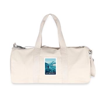 Alpines Wandern am Bramantsee - Recycelte Canvas-Sporttasche von Stanley/Stella - Naturweiß - Vorne