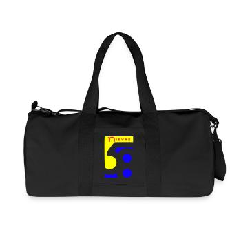 Logo Nièvre 58 - Sac de sport en toile recyclée Stanley/Stella - noir - Devant