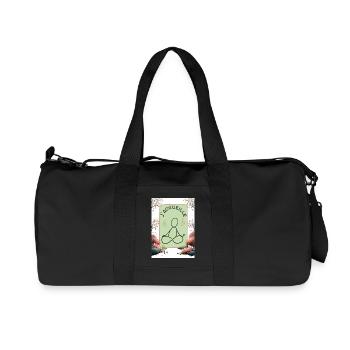 Greeting Flute - Recycled Canvas Sports Bag by Stanley/Stella - black - Front