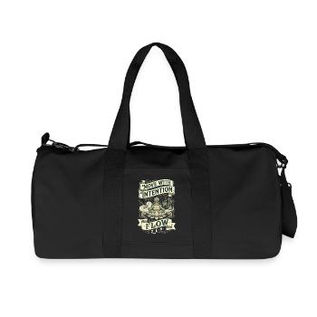Movement with Intention: Zen Flow - Recycled Canvas Sports Bag by Stanley/Stella - black - Front