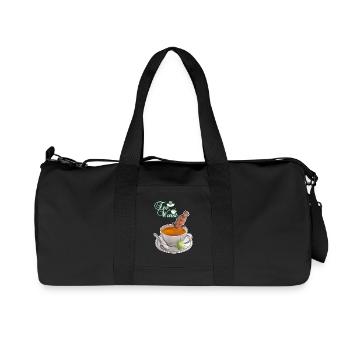 Teewurst  - Recycelte Canvas-Sporttasche von Stanley/Stella - Schwarz - Vorne