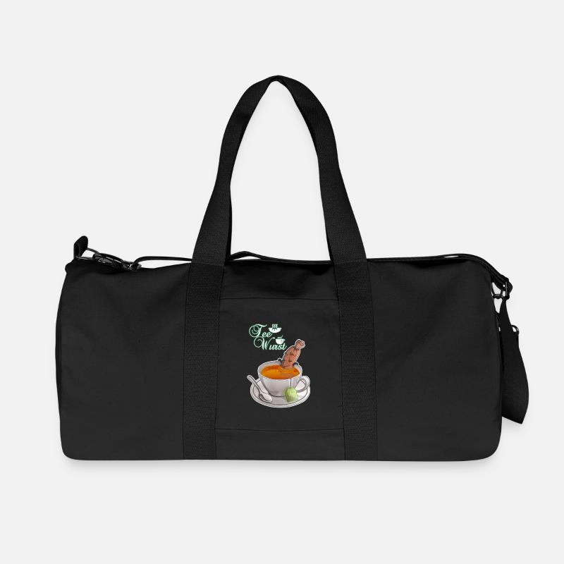 Teewurst  - Recycelte Canvas-Sporttasche von Stanley/Stella - Schwarz