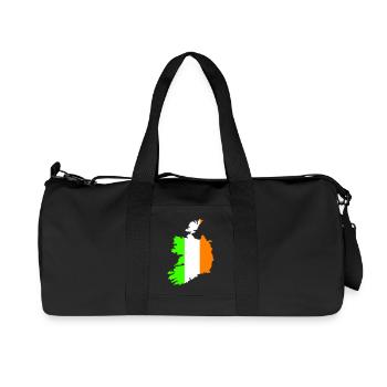 Ireland Country - Recycled Canvas Sports Bag by Stanley/Stella - black - Front