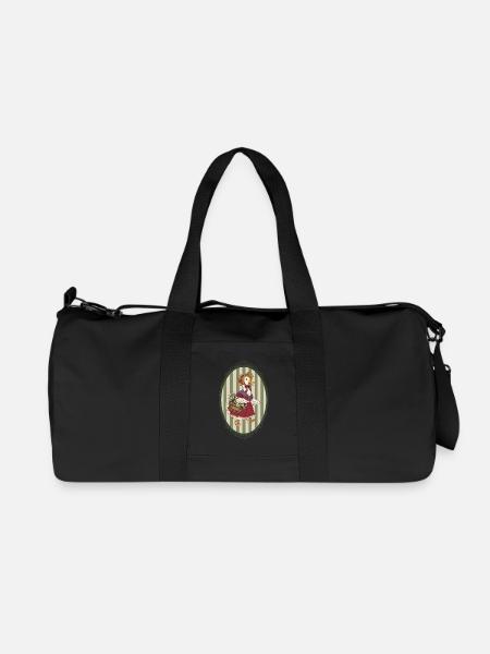 Oie en robe vintage - Sac de sport en toile recyclée Stanley/Stella - noir