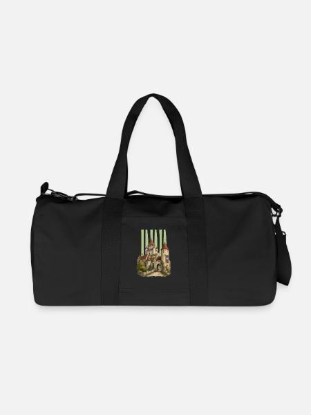 Medieval Provins Castle - Recycled Canvas Sports Bag by Stanley/Stella - black