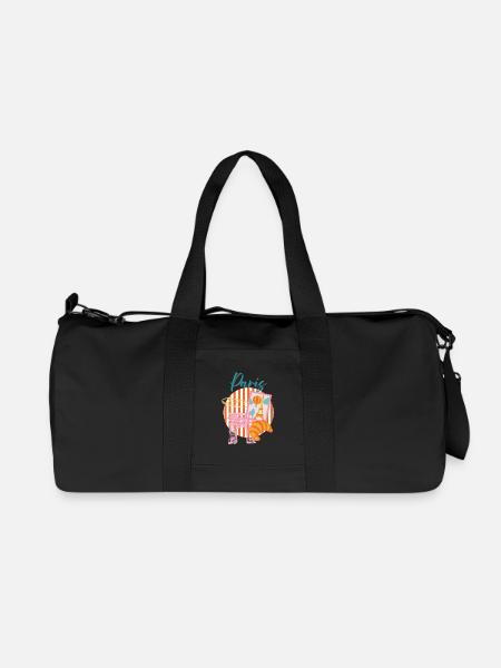 Paris Arc in Postcard Lumière - Recycled Canvas Sports Bag by Stanley/Stella - black