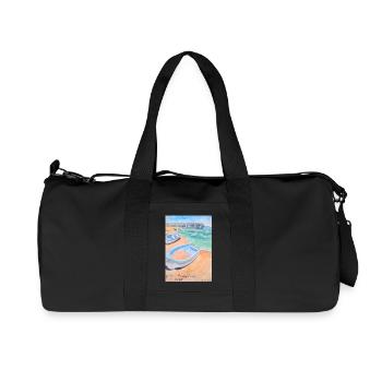 Souvenirs de Fort-de-l'Eau - Bordj El Kiffan, Alge - Sac de sport en toile recyclée Stanley/Stella - noir - Devant
