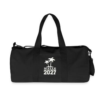 Malle Insel 2027 Grafik - Recycelte Canvas-Sporttasche von Stanley/Stella - Schwarz - Vorne