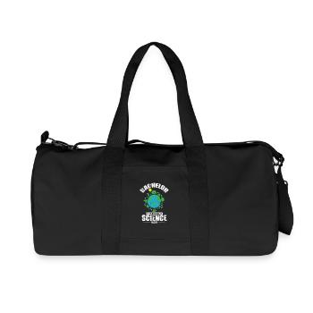 Baccalauréat en sciences de l’environnement Protection de l’environnement - Sac de sport en toile recyclée Stanley/Stella - noir - Devant