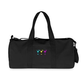 Cocktail Summer Beach Holidays - Recycled Canvas Sports Bag by Stanley/Stella - black - Front
