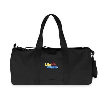 Lifeinthemiddle - Recycled Canvas Sports Bag by Stanley/Stella - black - Front