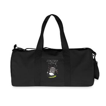 Ragondins Power ! - Sac de sport en toile recyclée Stanley/Stella - noir - Devant