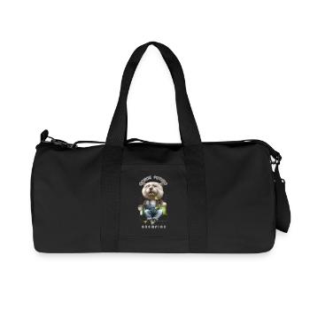 PATATE DE SOFA - Sac de sport en toile recyclée Stanley/Stella - noir - Devant