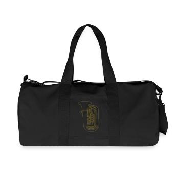 Laiton de tuba - Sac de sport en toile recyclée Stanley/Stella - noir - Devant