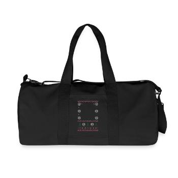 Christmas - Recycelte Canvas-Sporttasche von Stanley/Stella - Schwarz - Vorne