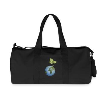 in the soil unfolds - Recycled Canvas Sports Bag by Stanley/Stella - black - Front