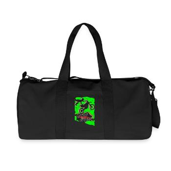 Cascade de motocross - Sac de sport en toile recyclée Stanley/Stella - noir - Devant