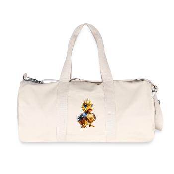 Canard de cristal - Sac de sport en toile recyclée Stanley/Stella - blanc naturel - Devant