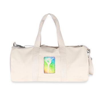 Twirler Regen Hintergrund - Recycelte Canvas-Sporttasche von Stanley/Stella - Naturweiß - Vorne