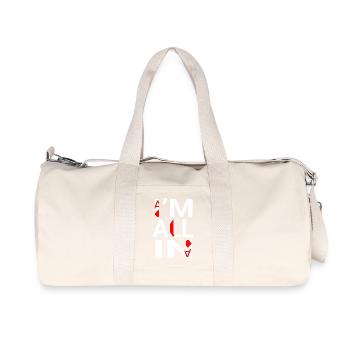 I'm All In(poker player) - Recycled Canvas Sports Bag by Stanley/Stella - natural - Front