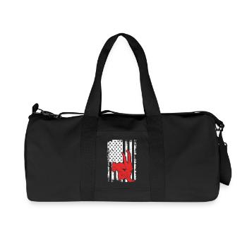 4th of July Judo - Recycled Canvas Sports Bag by Stanley/Stella - black - Front