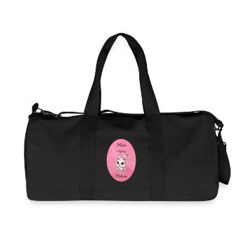 mein erstes Ostern - Recycelte Canvas-Sporttasche von Stanley/Stella - Schwarz - Vorne