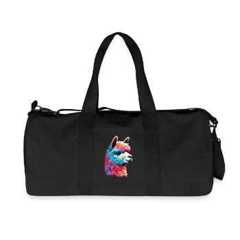 Alpaka - Recycelte Canvas-Sporttasche von Stanley/Stella - Schwarz - Vorne