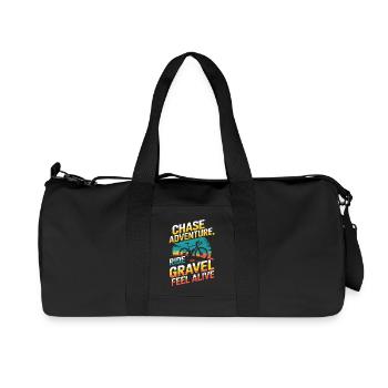Chase Adventure Ride Gravel Feel Alive - Sac de sport en toile recyclée Stanley/Stella - noir - Devant