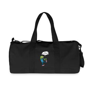 Besoin d'un café - Sac de sport en toile recyclée Stanley/Stella - noir - Devant