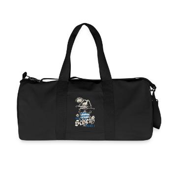 Grantler An Scheiss muas i, Festzelt, Bier & Gaudi - Recycelte Canvas-Sporttasche von Stanley/Stella - Schwarz - Vorne