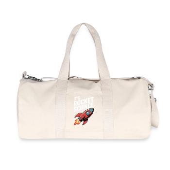 Es ist Raketenwissenschaft - Recycelte Canvas-Sporttasche von Stanley/Stella - Naturweiß - Vorne