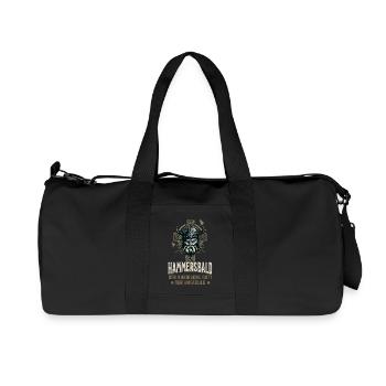 Hammersbald - Dieu viking drôle de l’impatience - Sac de sport en toile recyclée Stanley/Stella - noir - Devant