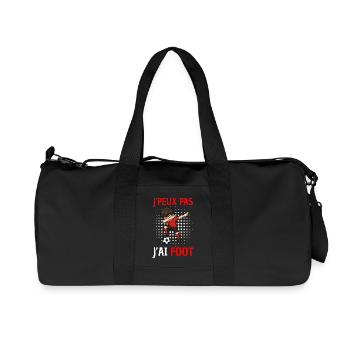 I Can't I Football Boys - Recycled Canvas Sports Bag by Stanley/Stella - black - Front