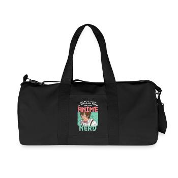 Graphique de citation drôle de nerd d’anime pas de nerd ordinaire - Sac de sport en toile recyclée Stanley/Stella - noir - Devant