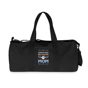 Bullmastiff Mama Certified - Recycled Canvas Sports Bag by Stanley/Stella - black - Front