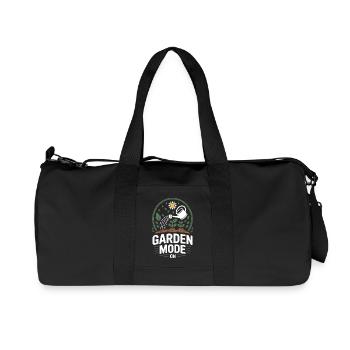 Garden Mode On Gartenmodus An Gärtner - Recycled Canvas Sports Bag by Stanley/Stella - black - Front