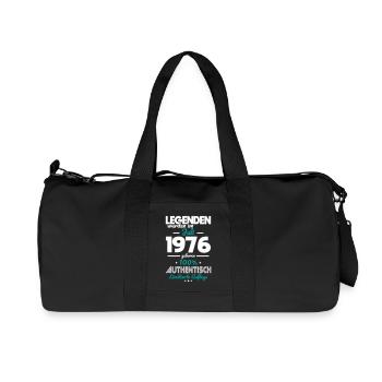 50. Geburtstag - Legenden wurden im Juli 1976 - Recycelte Canvas-Sporttasche von Stanley/Stella - Schwarz - Vorne