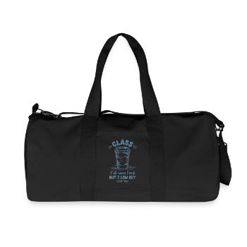 Teacher Appreciation School Y'all Were Feral - Recycled Canvas Sports Bag by Stanley/Stella - black - Front