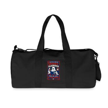 Spooky Sleepover Ghost Night - Recycled Canvas Sports Bag by Stanley/Stella - black - Front