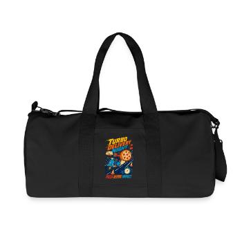 Turbo Pizza Delivery at Night - Recycled Canvas Sports Bag by Stanley/Stella - black - Front